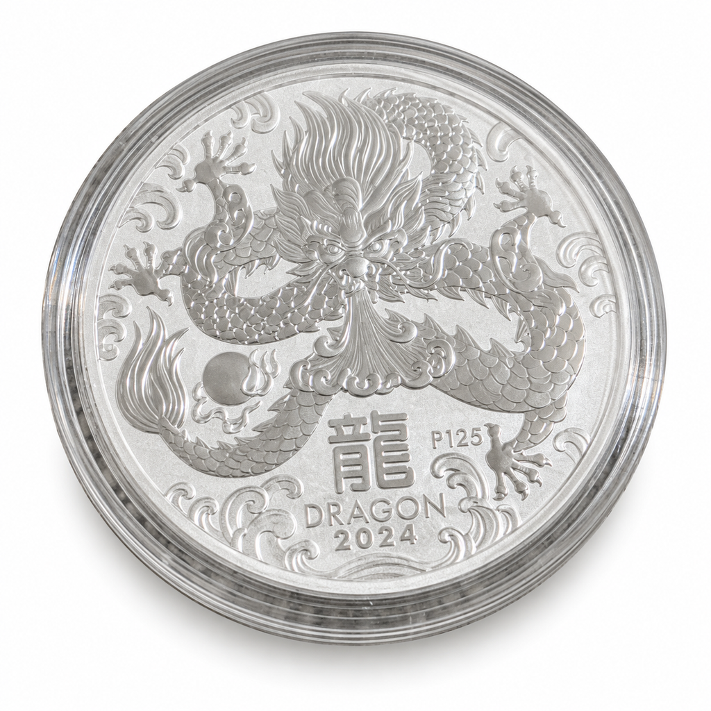 Year of the Dragon 2024 – 1 oz silver 999,9