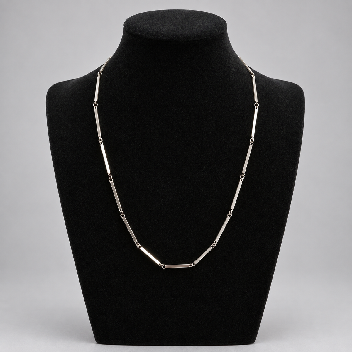 Elegant halsband med stavlänkar
