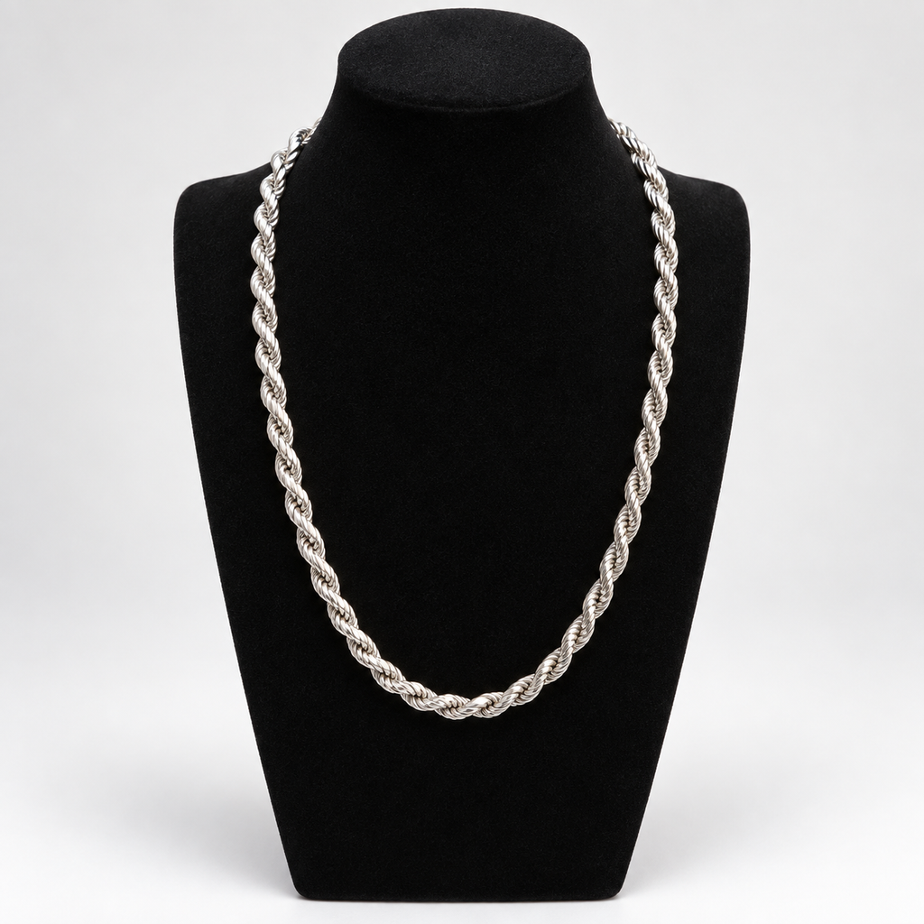 Carmel – Elegant halsband med repkedja