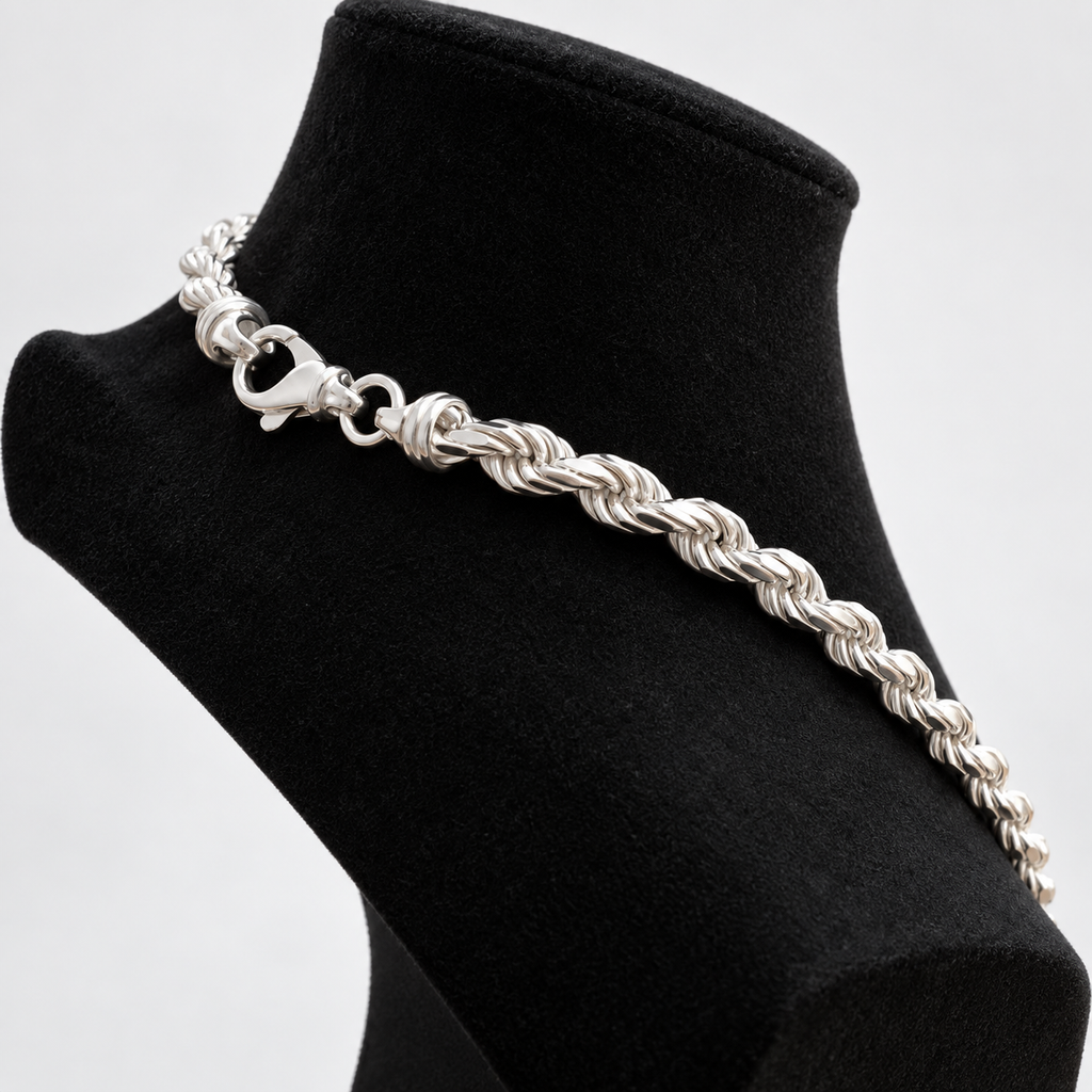 Carmel – Elegant halsband med repkedja