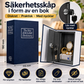 säkerhetsskåp i form av en bok – med nycklar!